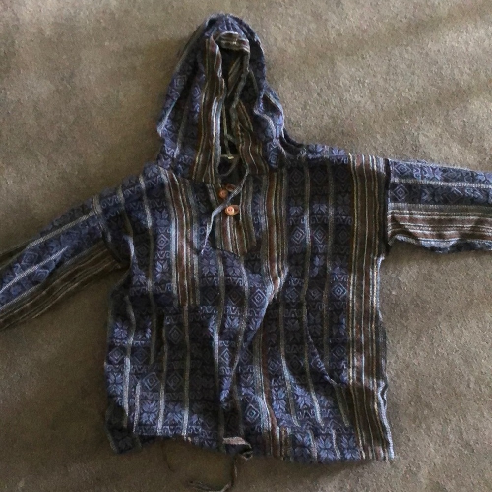 Blue drug rug